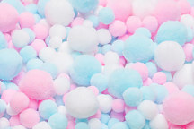 Obraz Pastelové pompomy 1887